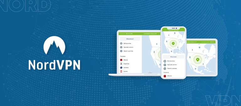 NordVPN-branding,-featured-in-the-review-as-one-of-the-top-VPNs-for-Spanish-users.